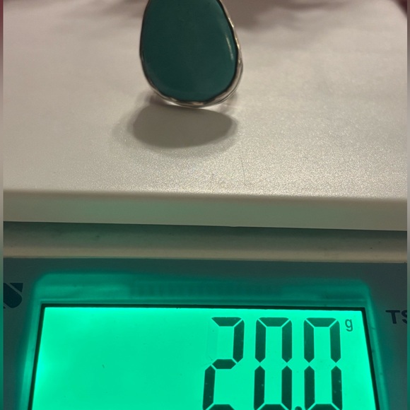 Silpada ‘Tumbled Turquoise’ Sterling Silver Bold Statement Ring R2017 Size 8 - Picture 15 of 15